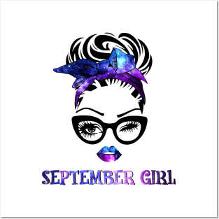 September Girl Galaxy Posters and Art